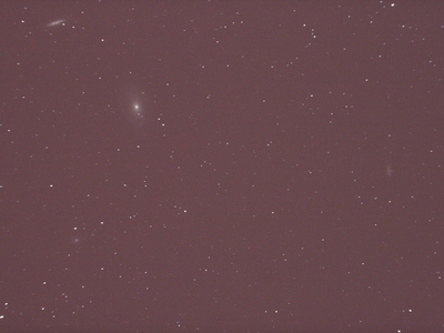 084a  M81 and M82 - single unprocessed frame - unguided - April 2, 2011 12:20 EST Holland Landing, Ontario